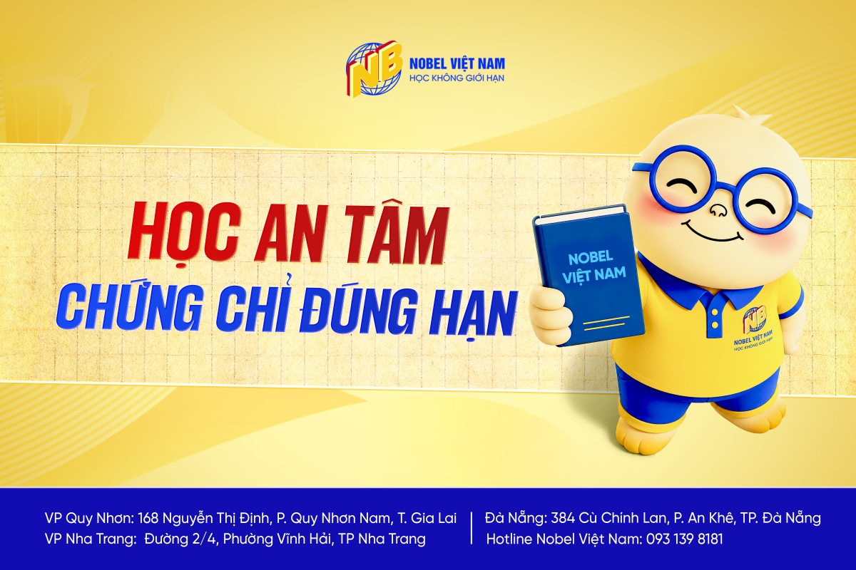 HỌC AN TÂM - CHỨNG CHỈ ĐÚNG HẠN